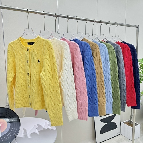 ￥220 ，lizhien-102116，RL 拉夫麻花针织羊毛圆领开衫女款001，十色 藏青 红色粉色 黄色 白色 宝蓝 灰色 驼色 浅蓝 绿色 s-xl