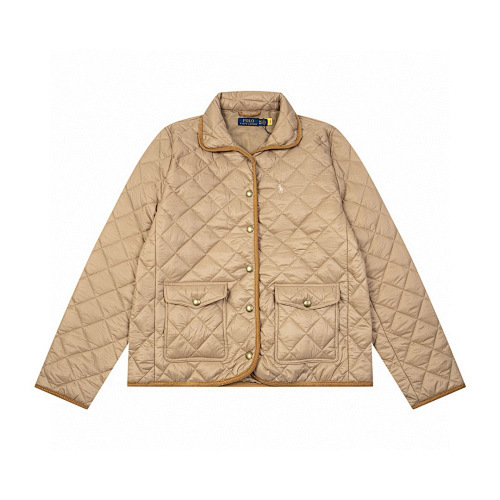 ￥265 122414 BEST菱形格棉服外套，白色 咖色 藏青 尺码：S-XL