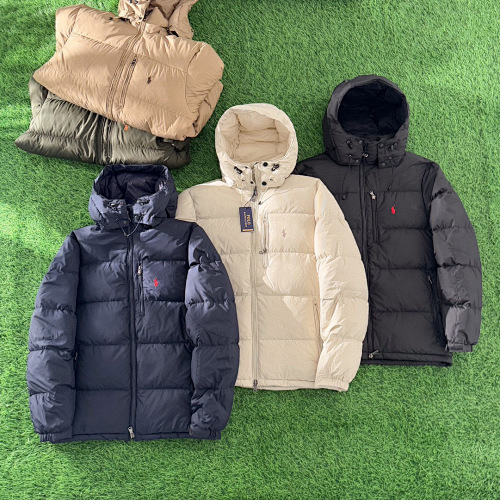 ￥580 xinpusen 122932 min 纯色连帽羽绒服 男女同款，黑色 藏青 米白 军绿 卡其 S-XXL