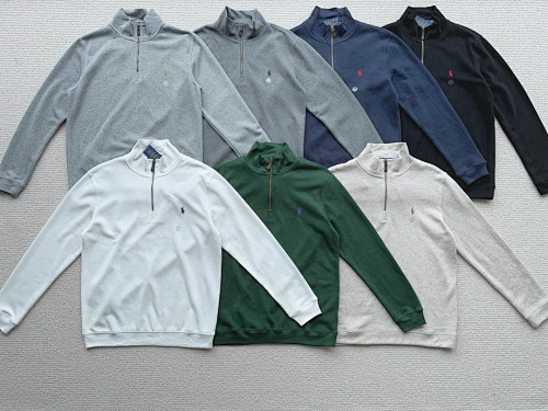 ￥168 10786 rishang半拉链上衣，S-XXL