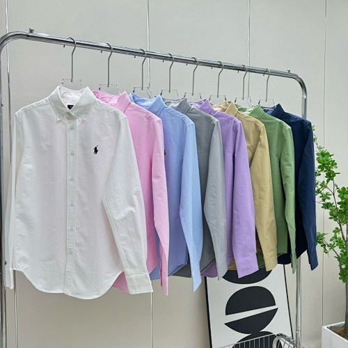 ￥168，lizhien-102203 女款纯棉长袖衬衫（CPBJ） RL female version 100_cotton Oxford shirt