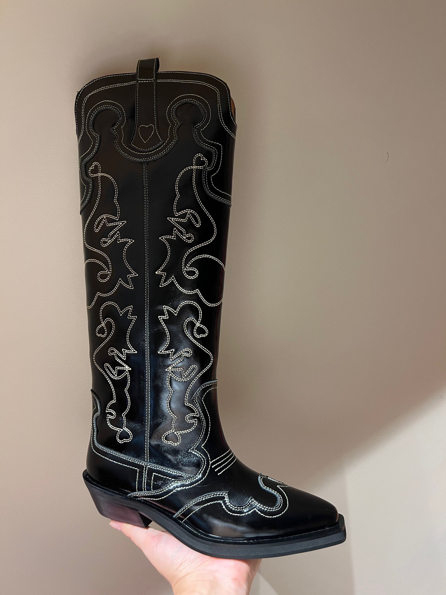 GANNI SHOES SIZE:EU35-42 4CM 321646麦