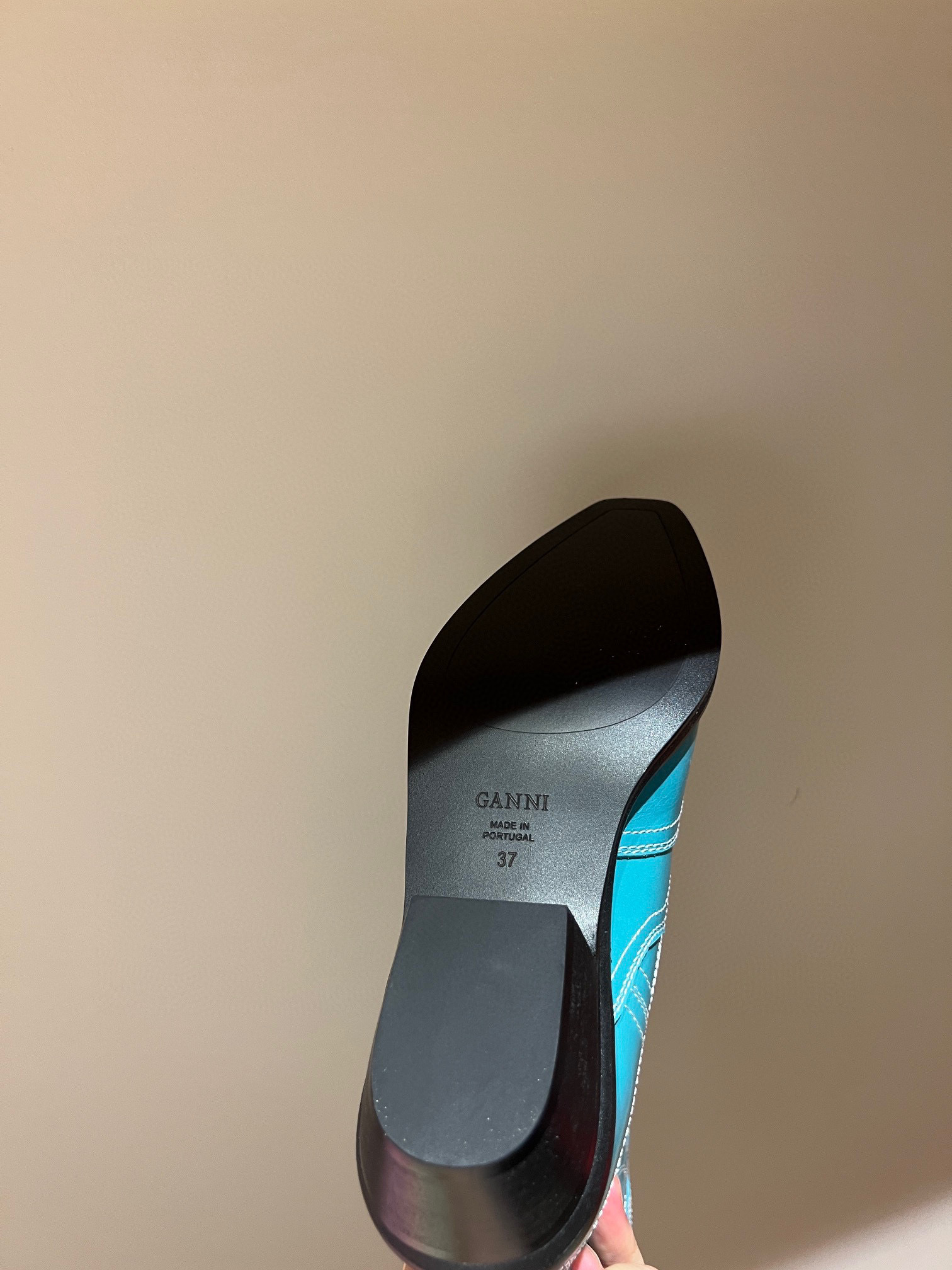 GANNI SHOES SIZE:EU35-42 4CM 321637麦