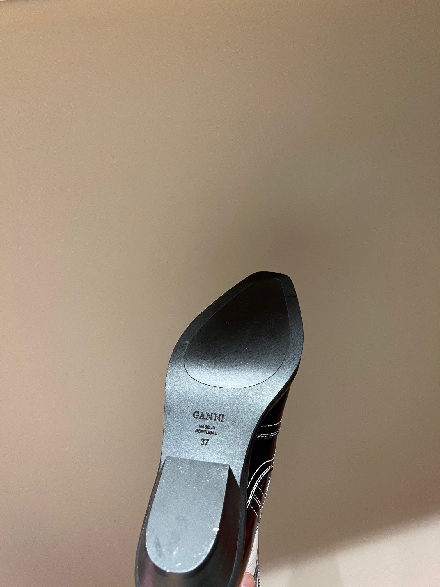 GANNI SHOES SIZE:EU35-42 4CM 321637麦