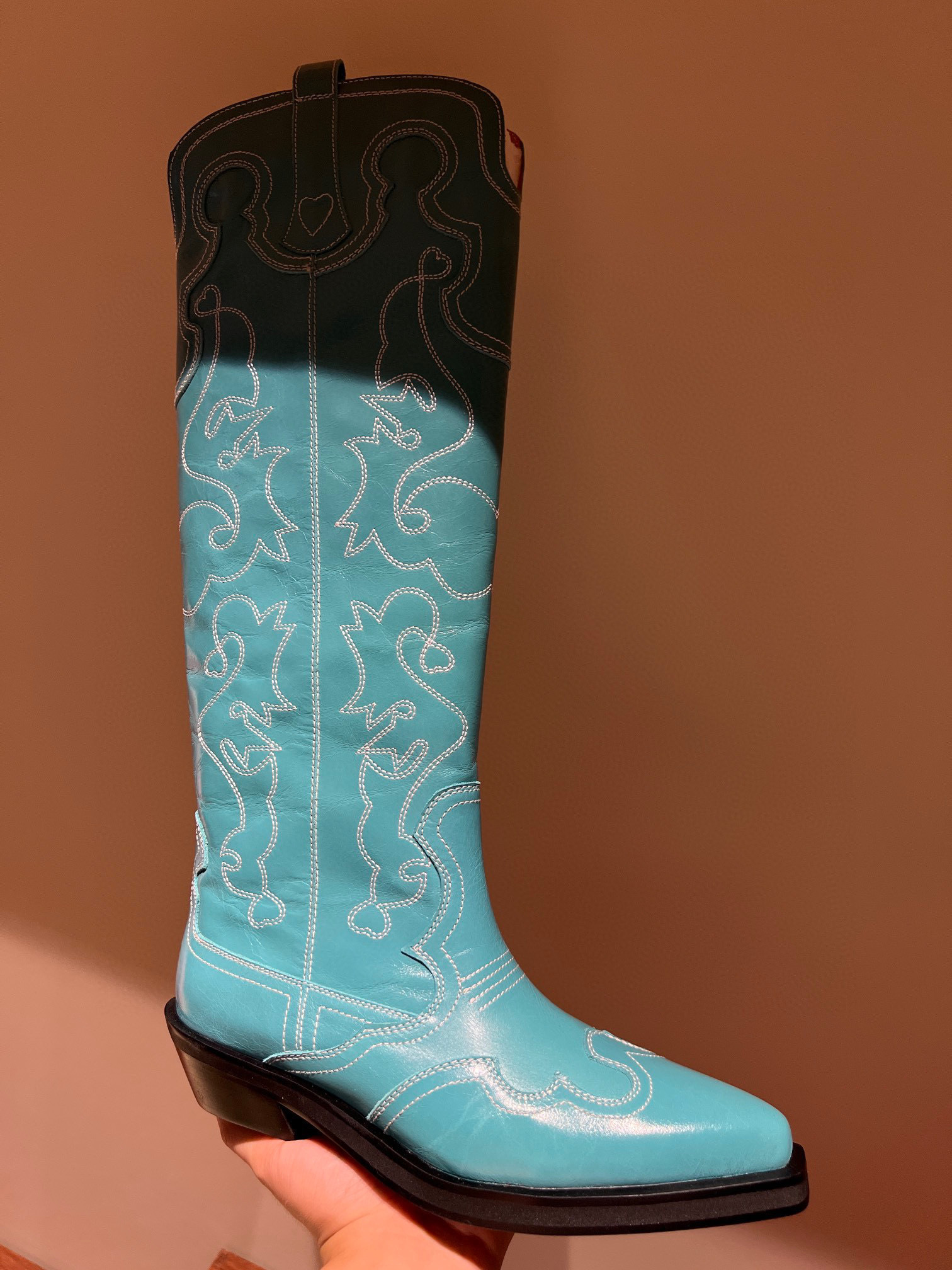 GANNI SHOES SIZE:EU35-42 4CM 321646麦