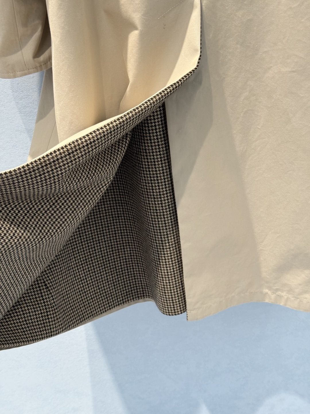 Miumiu Lapel Long Trench Coat Top Version S-L 2025.10.14