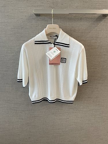 Miumiu Polo Top Top Version 36-40 2025.8.8