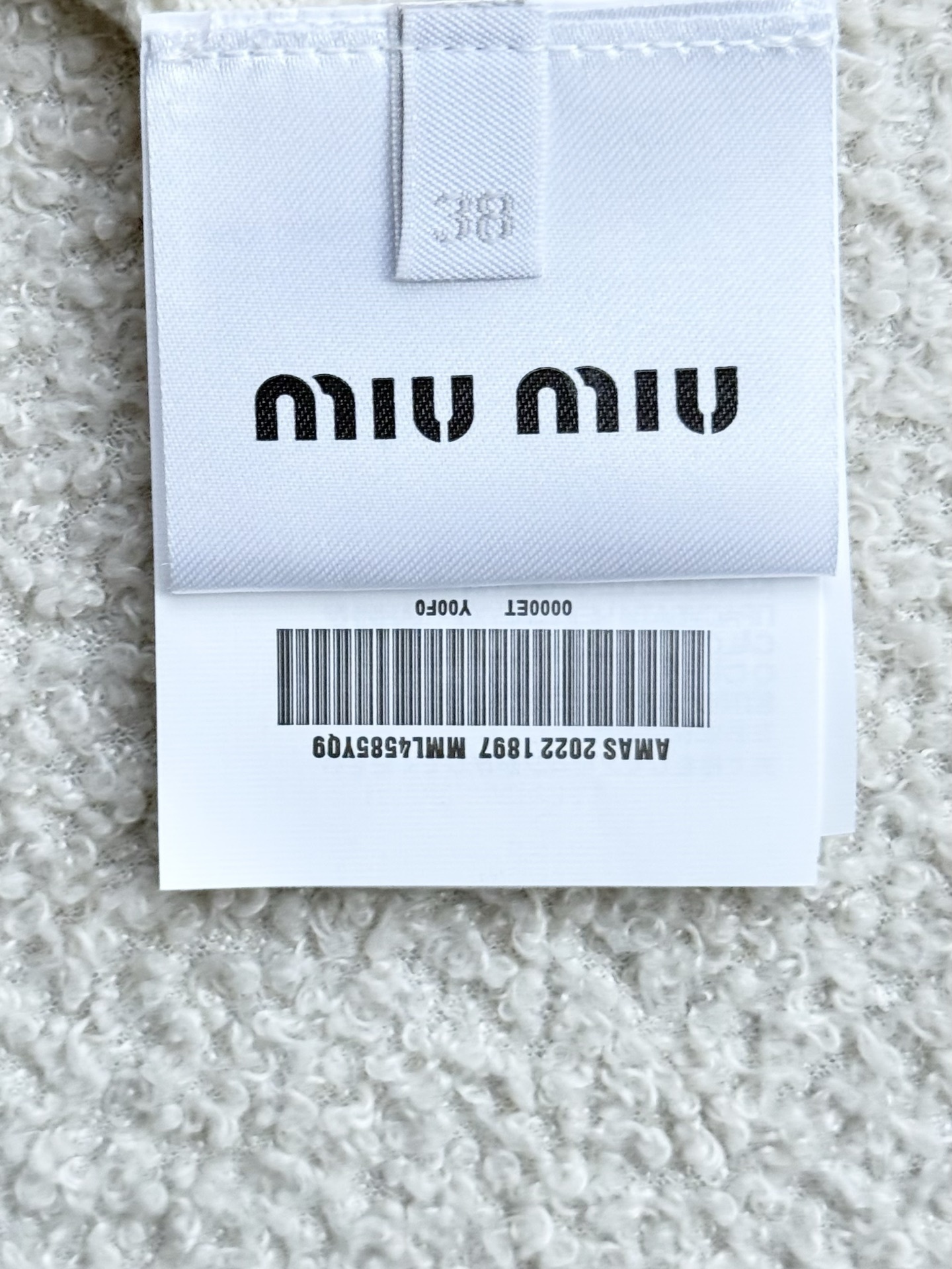 Miumiu Sweater Top Version S-L 2025.9.28