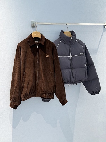Miumiu Corduroy Zipper Jacket Top Version S-L 2025.10.21