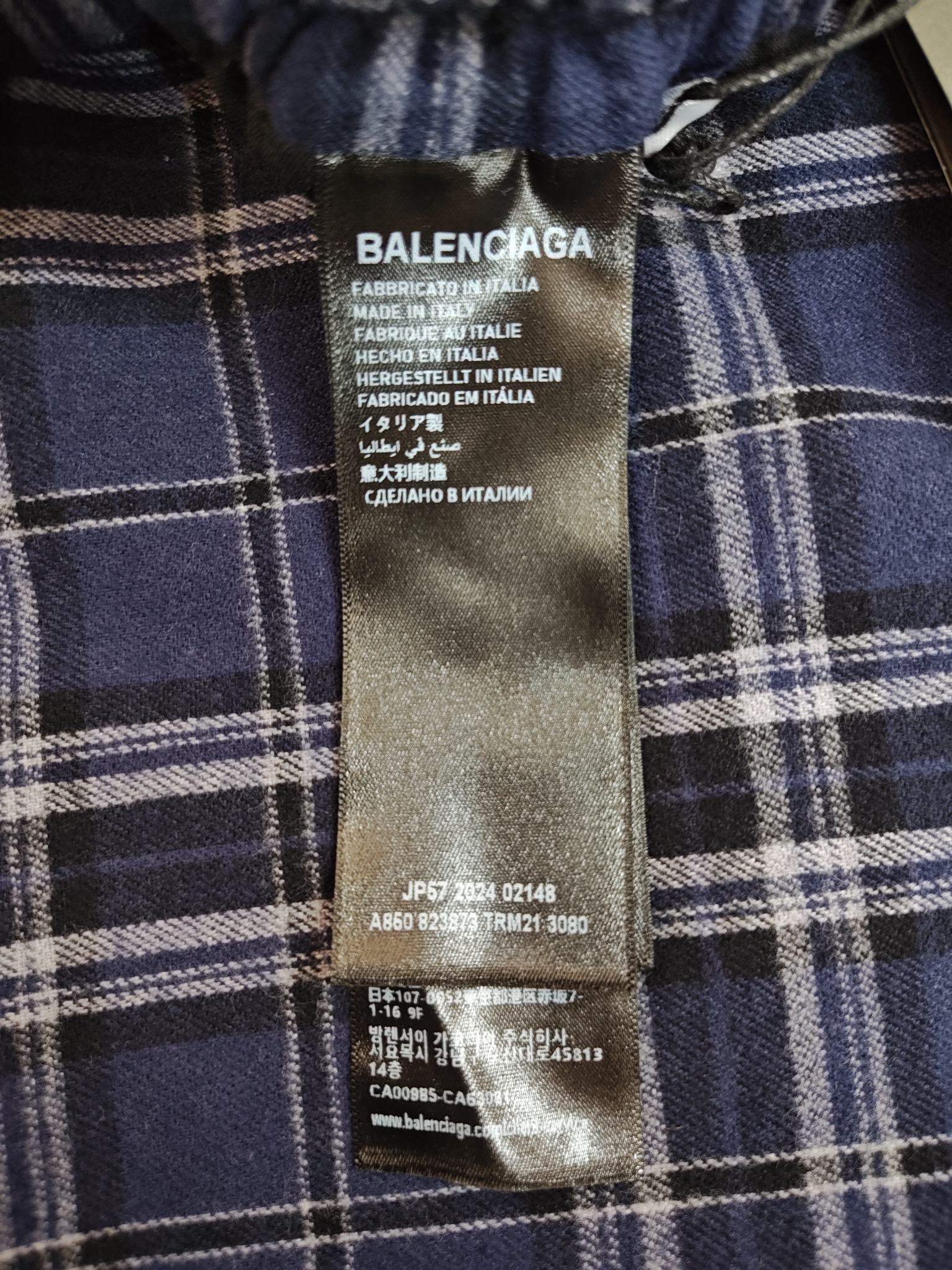 Balenciaga casual pants Top version S-L 2025.8.26