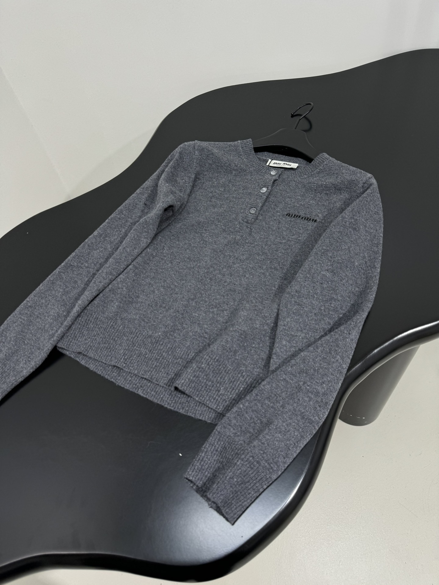 Miumiu wool crew neck sweater, top version, sizes S-L, November 4, 2025