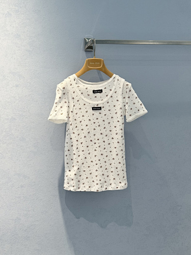 Miumiu short-sleeved top, versions S-L, 2025.11.24