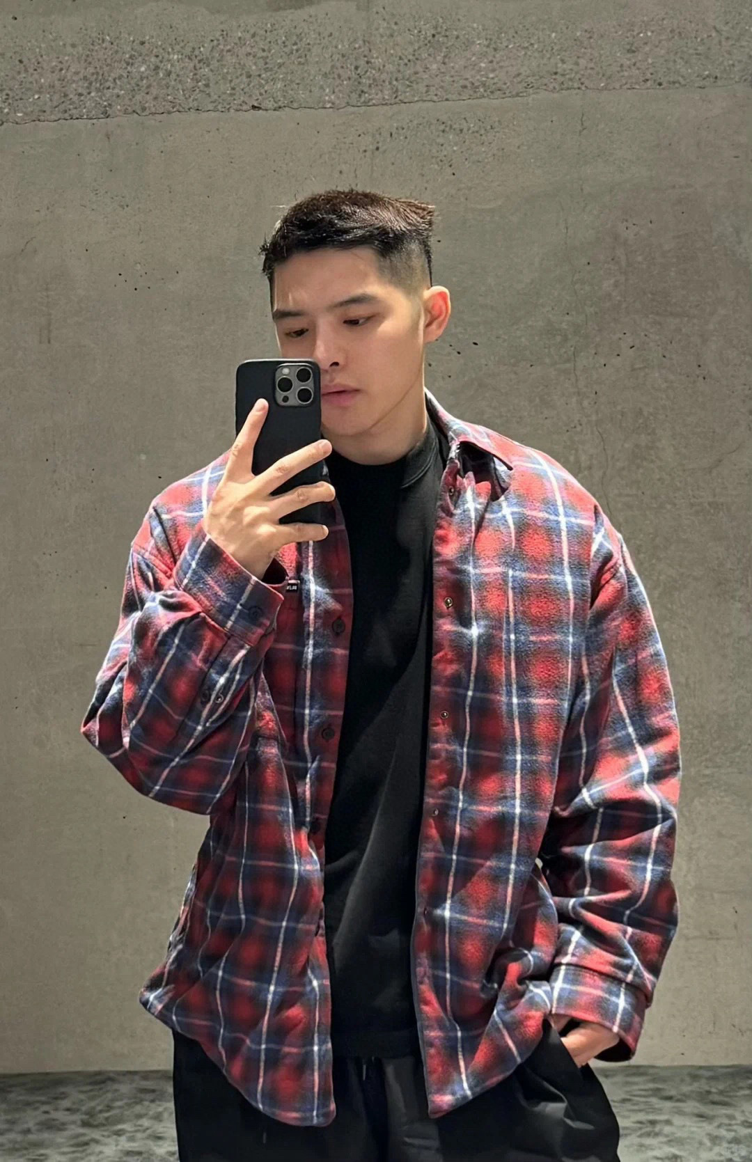 Balenciaga flannel shirt jacket, Top Version XS-L, 2025.11.10