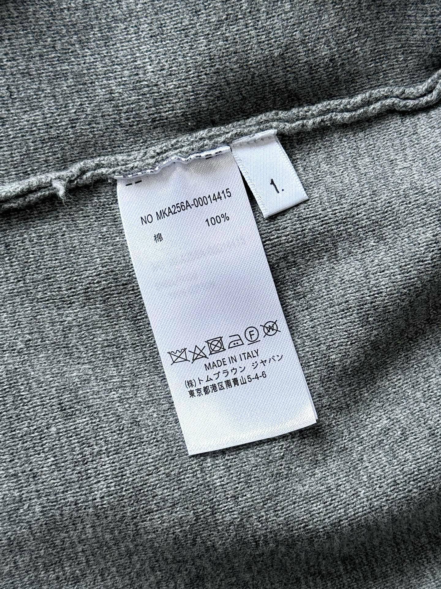 Thom Browne Colorblock Wool Cardigan Top Version 1-4 2025.9.22