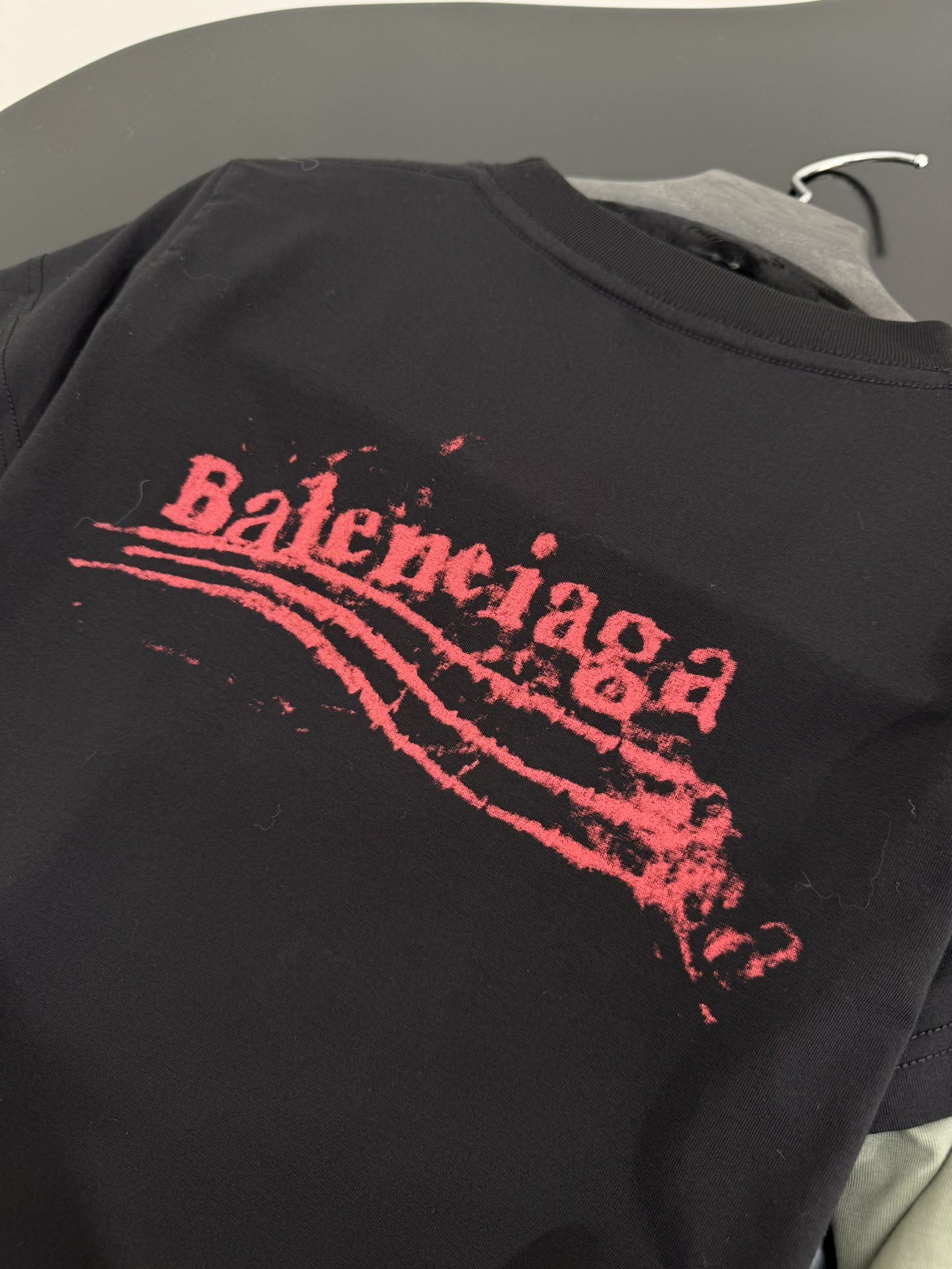 Balenciaga Double Sleeve Small Size T-shirt Top Version S-L 2025.10.28