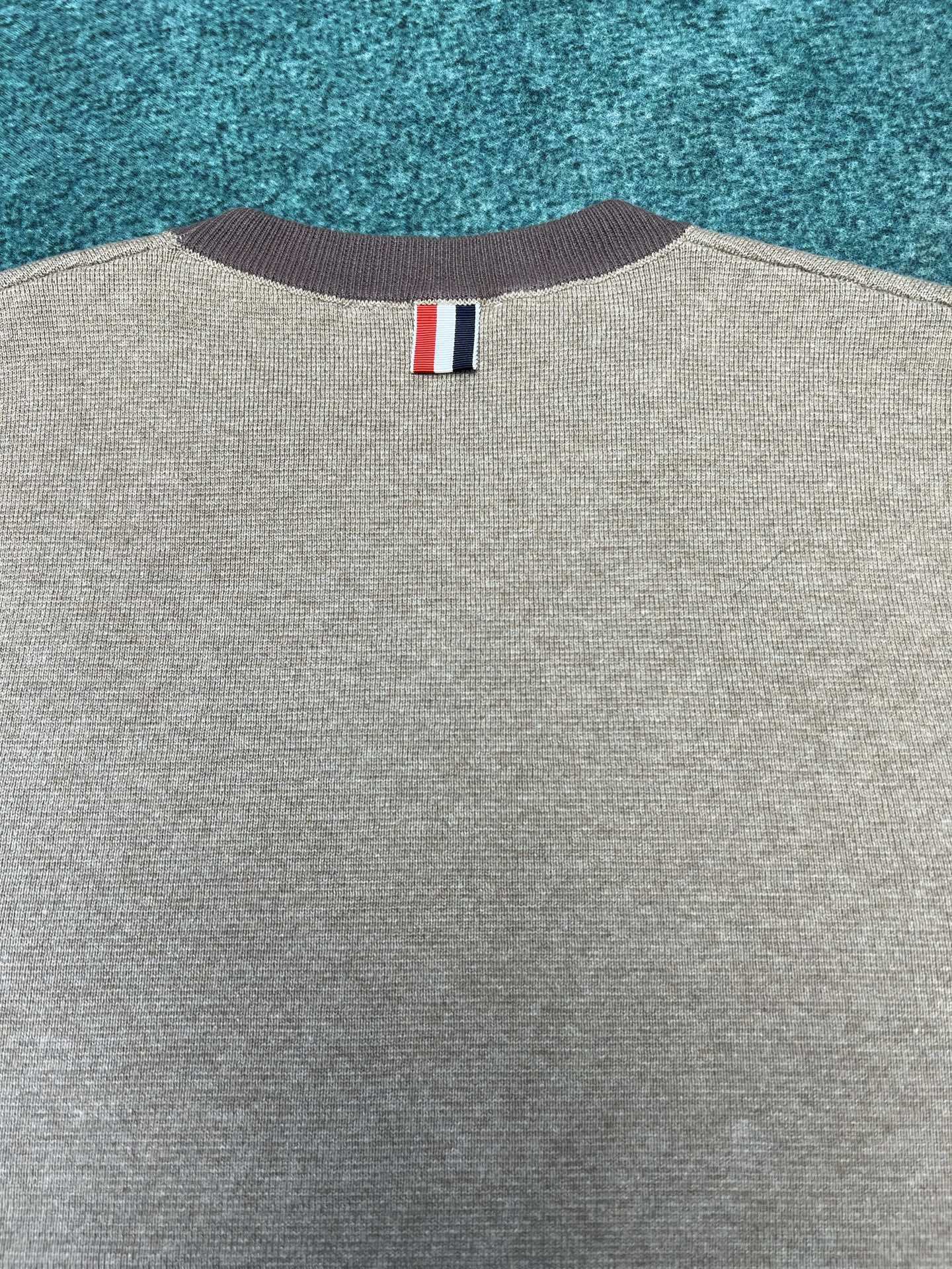 Thom Browne Striped Crew Neck Long Sleeve Knit Sweater, Top Version 1-4, 2025.11.10