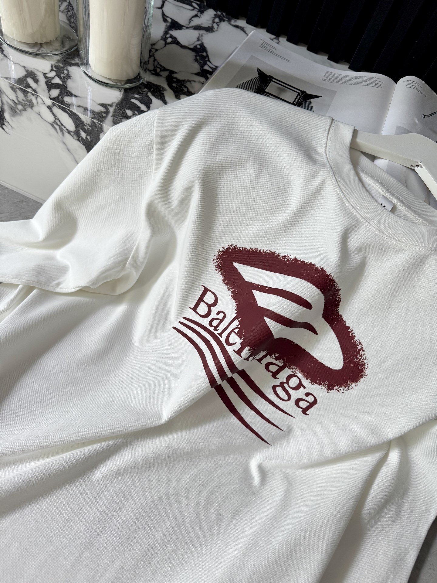 Balenciaga Lettering Sweatshirt T Top Version S-L 2025.10.14