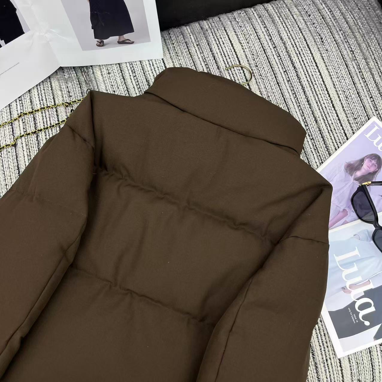 Miumiu Long Sleeve Down Jacket Top Version S-L 2025.9.9