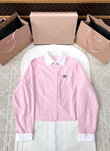 Miumiu Shirt Top Version S-L 2025.8.18