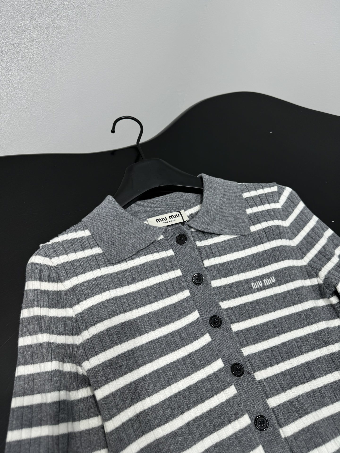 Miu Miu wool striped cardigan, top versions S-L, 2025.11.14