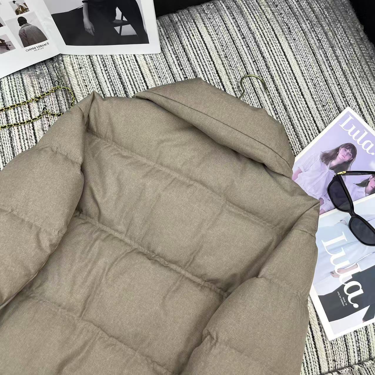 Miumiu Long Sleeve Down Jacket Top Version S-L 2025.9.9