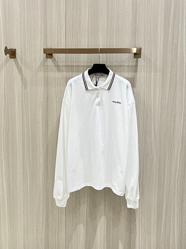 Miumiu polo shirt long sleeve Top Version S-XL 2025.8.11