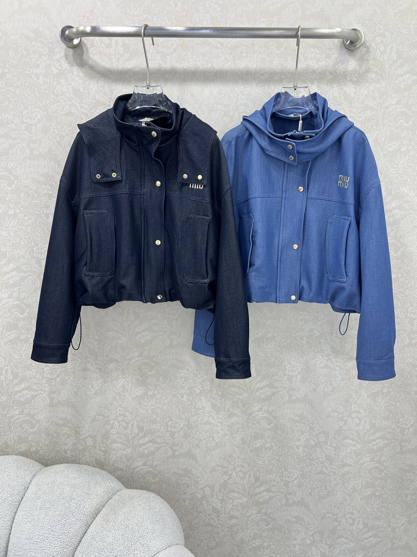 Miumiu Denim Jacket Top Version S-L 2025.8.15