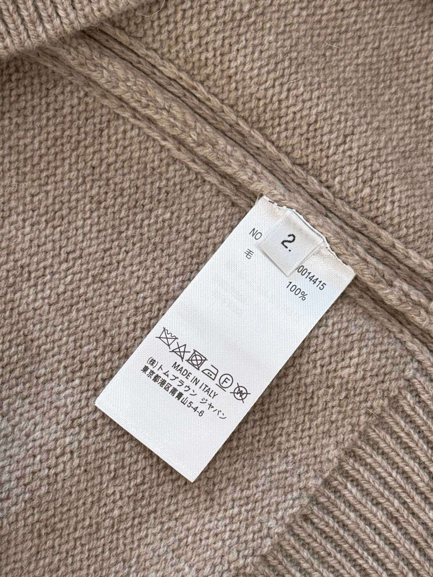 Thom Browne pullover sweater, Top Version 1-3, 2025.11.24