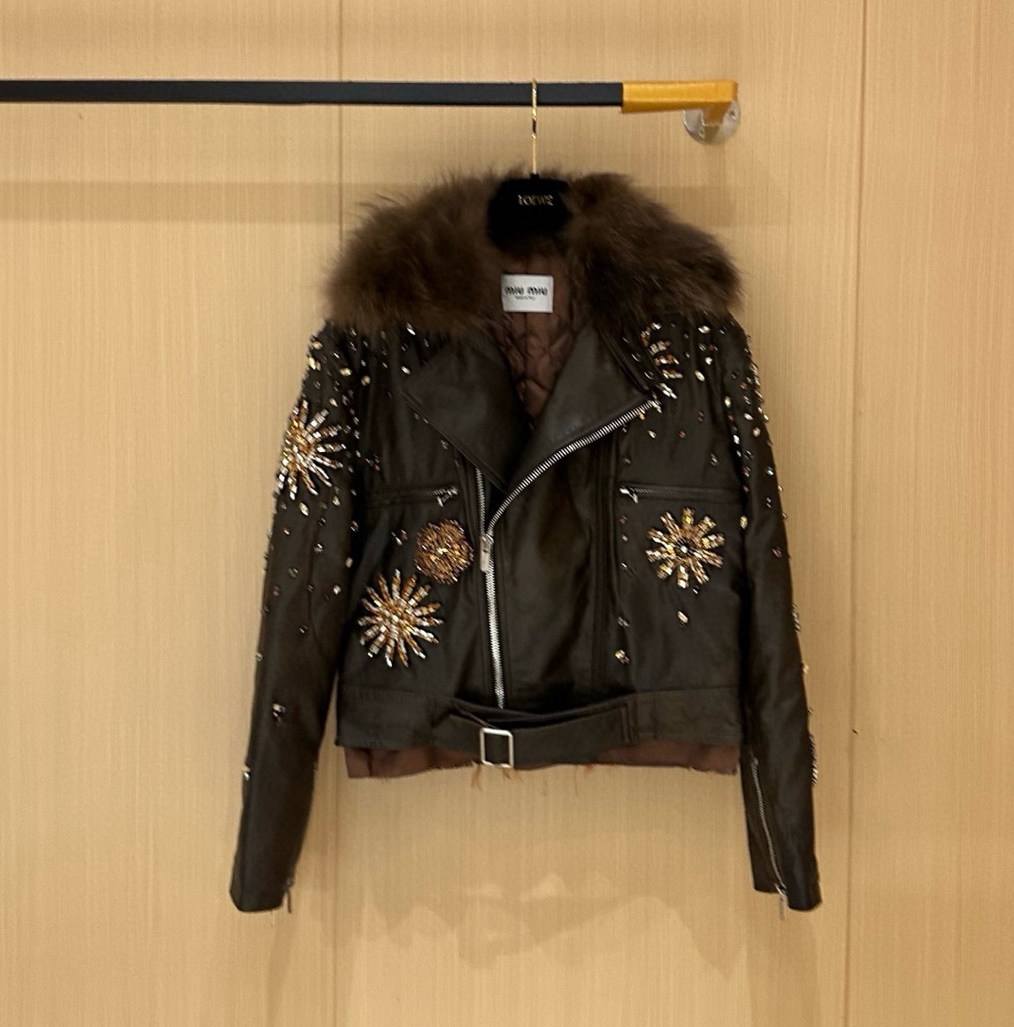 Miumiu Leather Jacket Top Version S-XL 2025.9.5