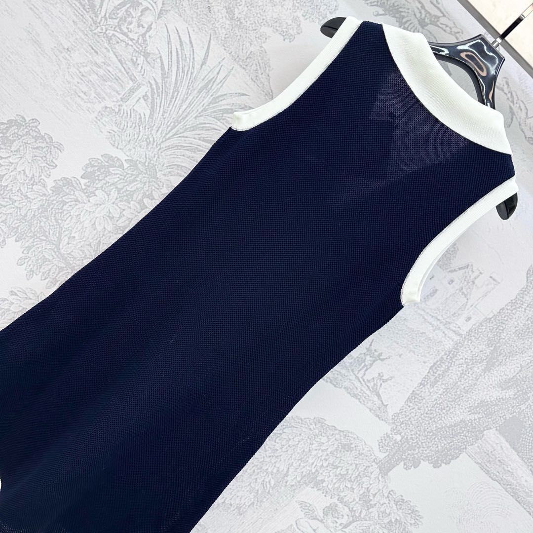 Miumiu Lapel Knitted Vest Dress Top Version S-L 2025.8.15