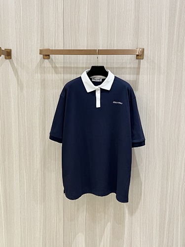 Miumiu polo shirt short sleeve Top Version S-XL 2025.8.11