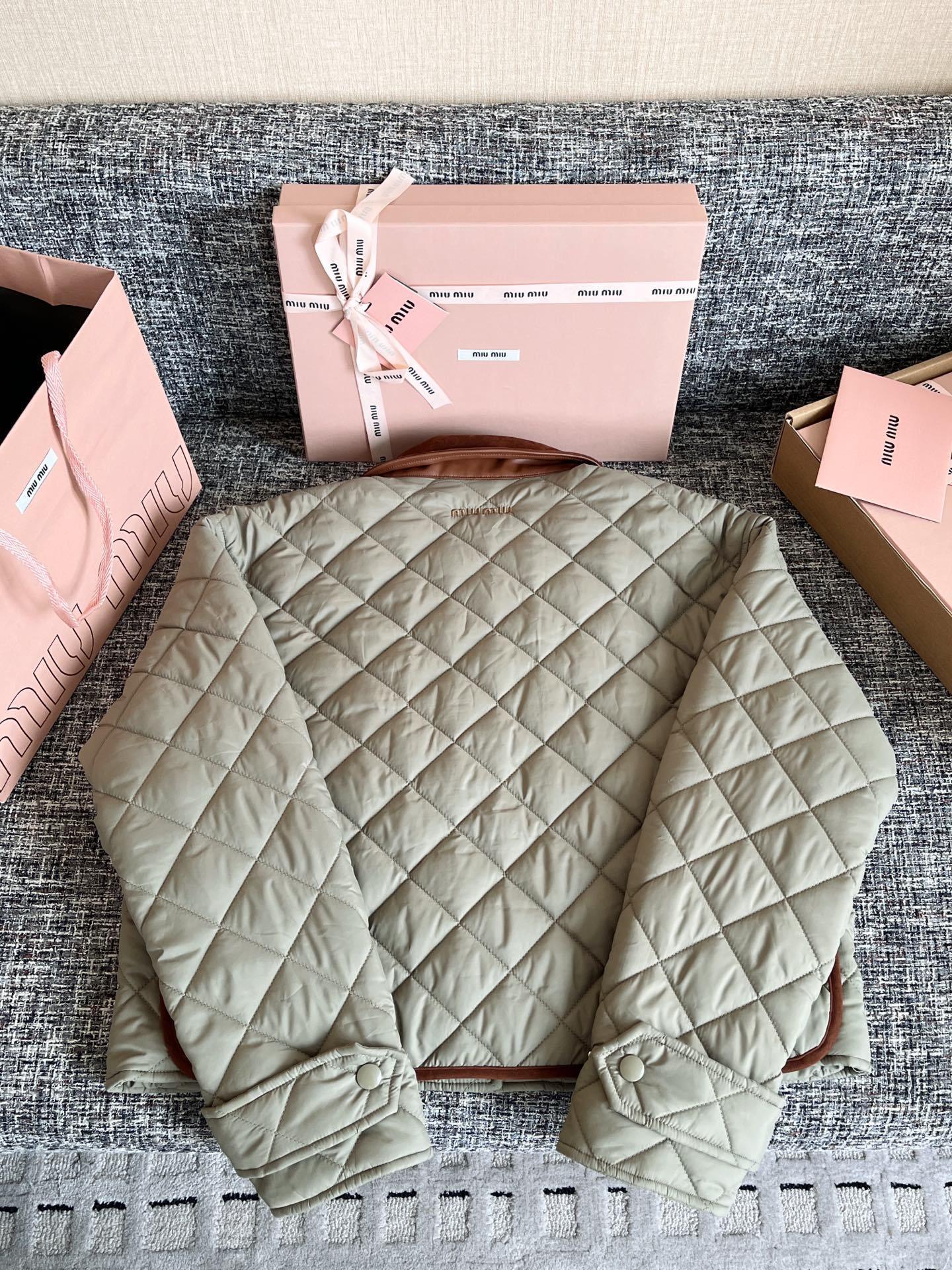 Miumiu Padded Jacket Top Version S-L 2025.9.28