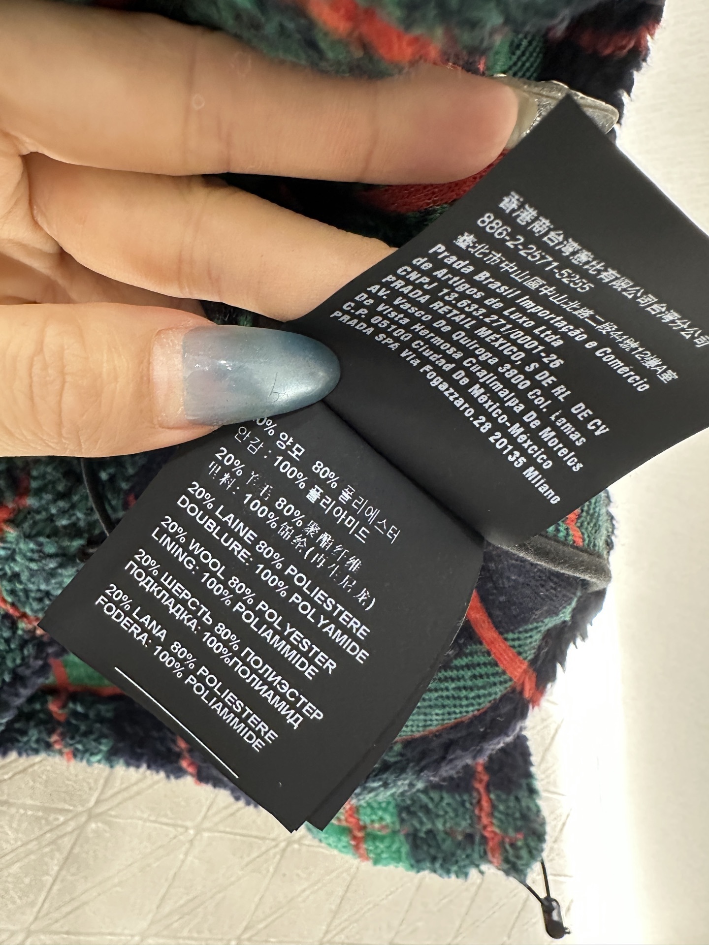 Miumiu Plaid Teddy Plush Jacket Top Version S－L 2025.10.28