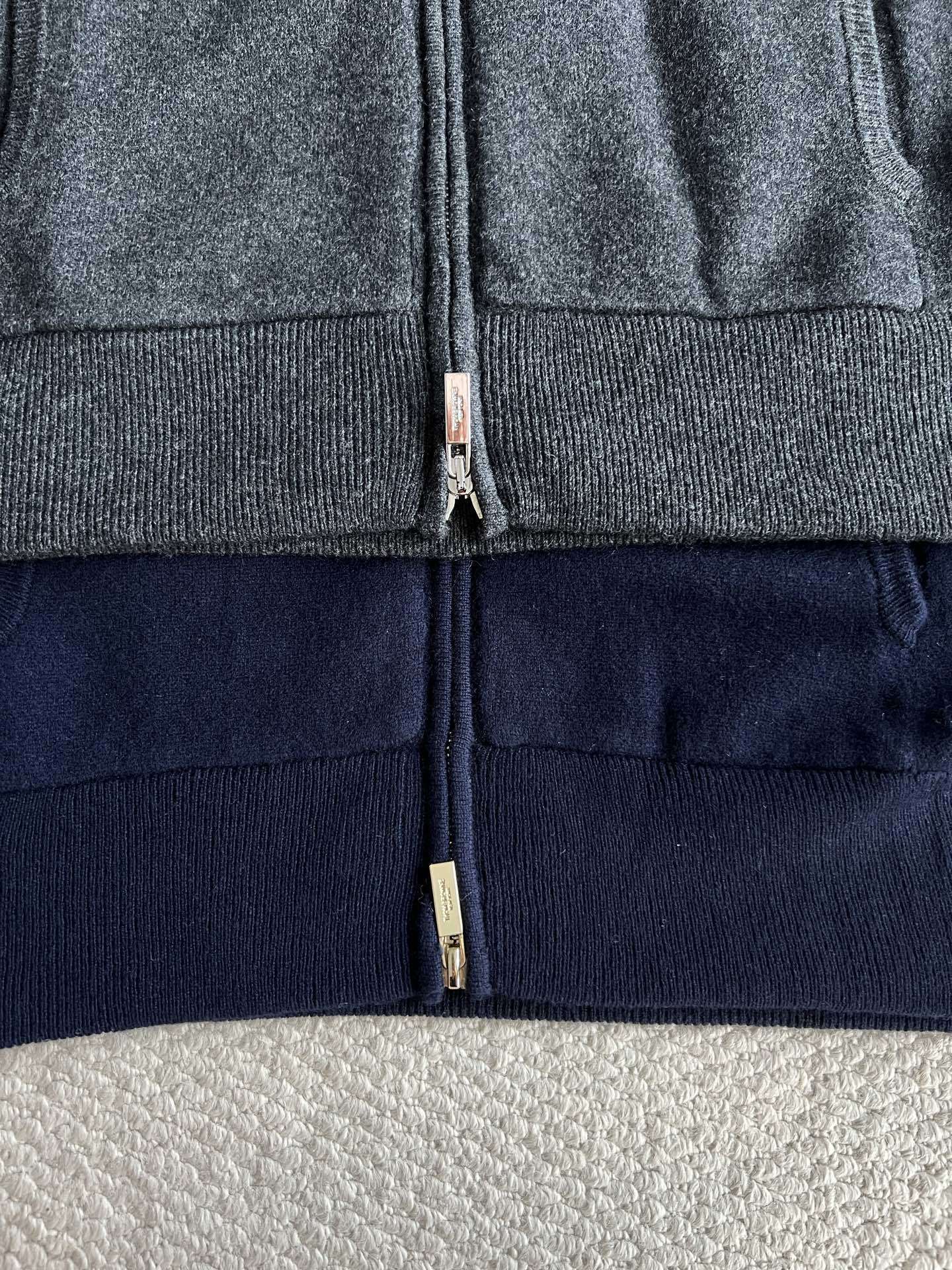 Thom Browne Zip Hooded Knit Cardigan Top Version S-L 2025.10.9