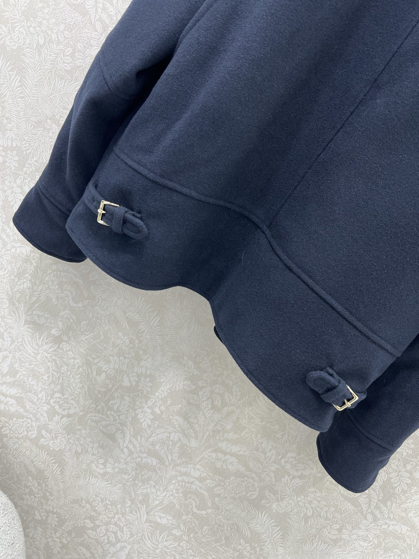 Miumiu Leather Collar Wool Jacket Top Version 36-40 2025.10.17