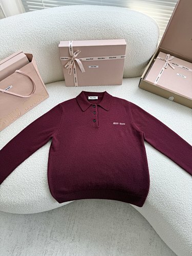 Miumiu Sweater Top Version S-L 2025.9.19