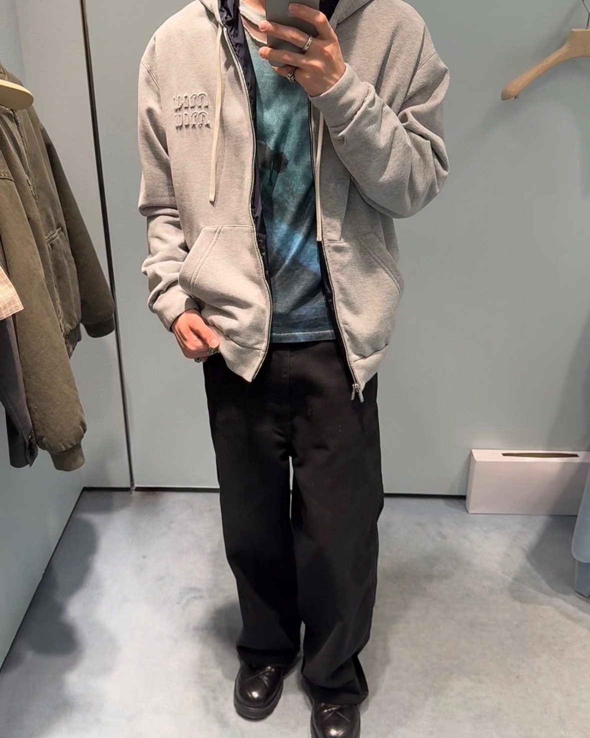 Miumiu Hooded Sweatshirt Jacket Top Version S-L 2025.8.18