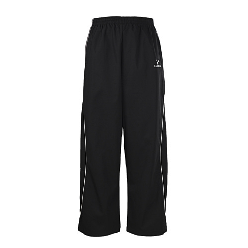 BL9M1488 BLCG X PUMA JOINT BLACK GREY STITCHING WOVEN PANTS