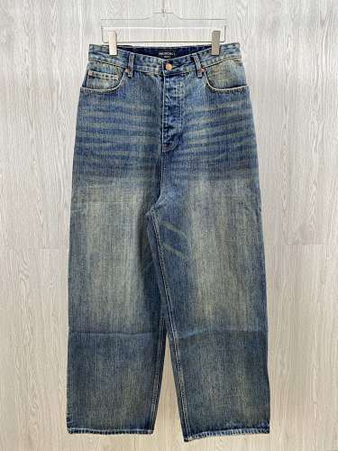 BL9J11585 BLCG 24FW CRACKBREATHER WATER WASHES OLD BAGGY CONTOUR JEANS
