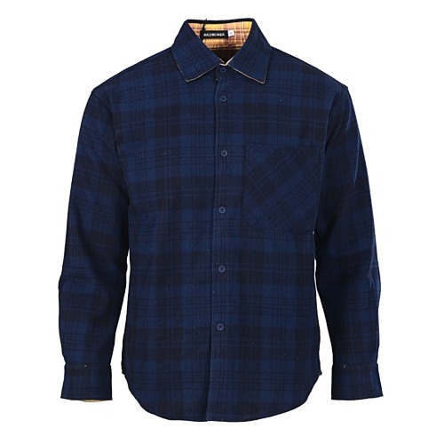 BLA40685 BLCG DOUBLESIDED PLAID SILHOUETTE SHIRTJACKET