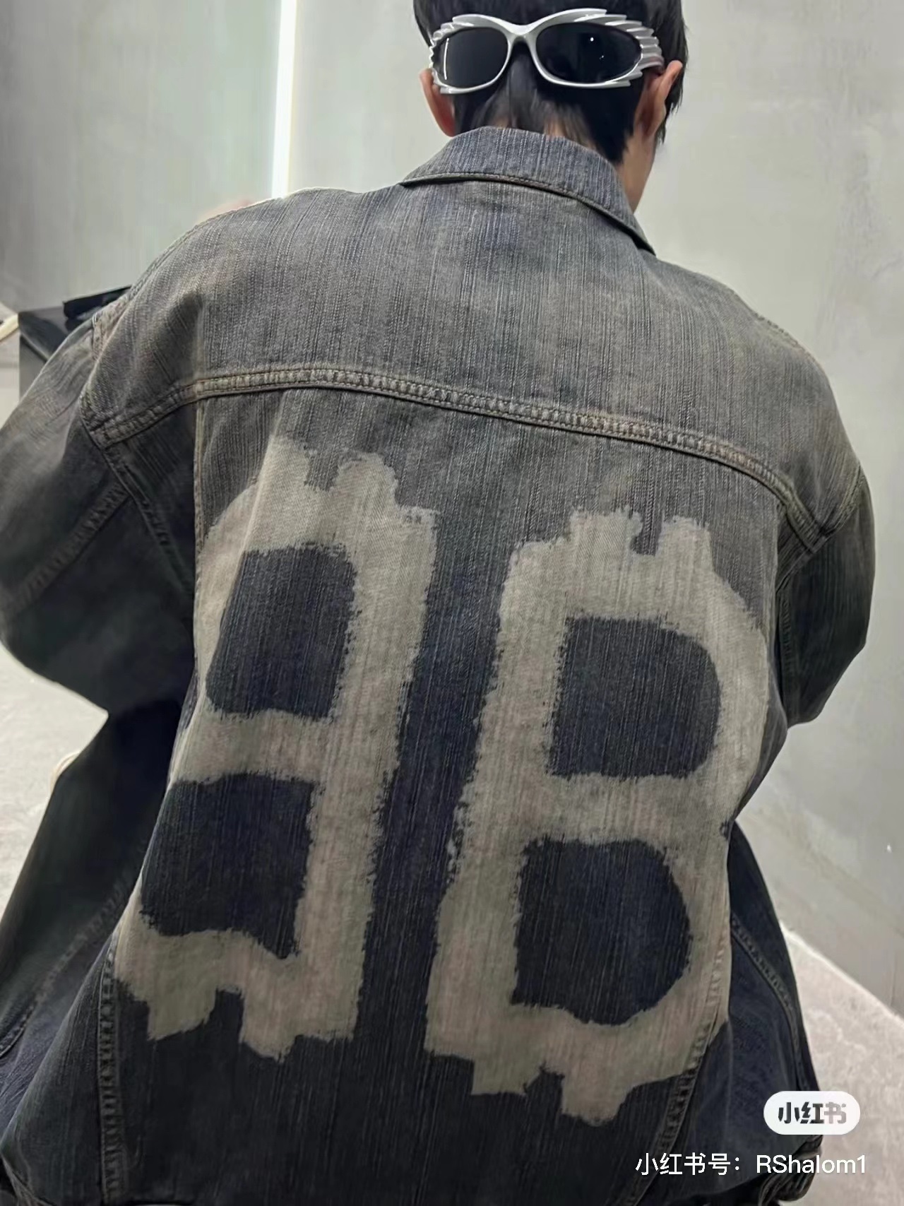 BLBC3988 BLCG WORLD PARIS 23FW DOUBLEB HPAINTED DENIM JACKET