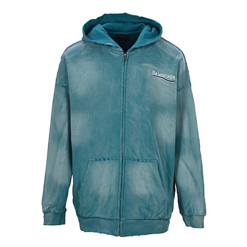 BL9P1688 BLCG HEAVY INDUSTRY WASHING WATER TIEDYE FRIED SNOWFLAKE COKE EMBROIDERED HOODIE