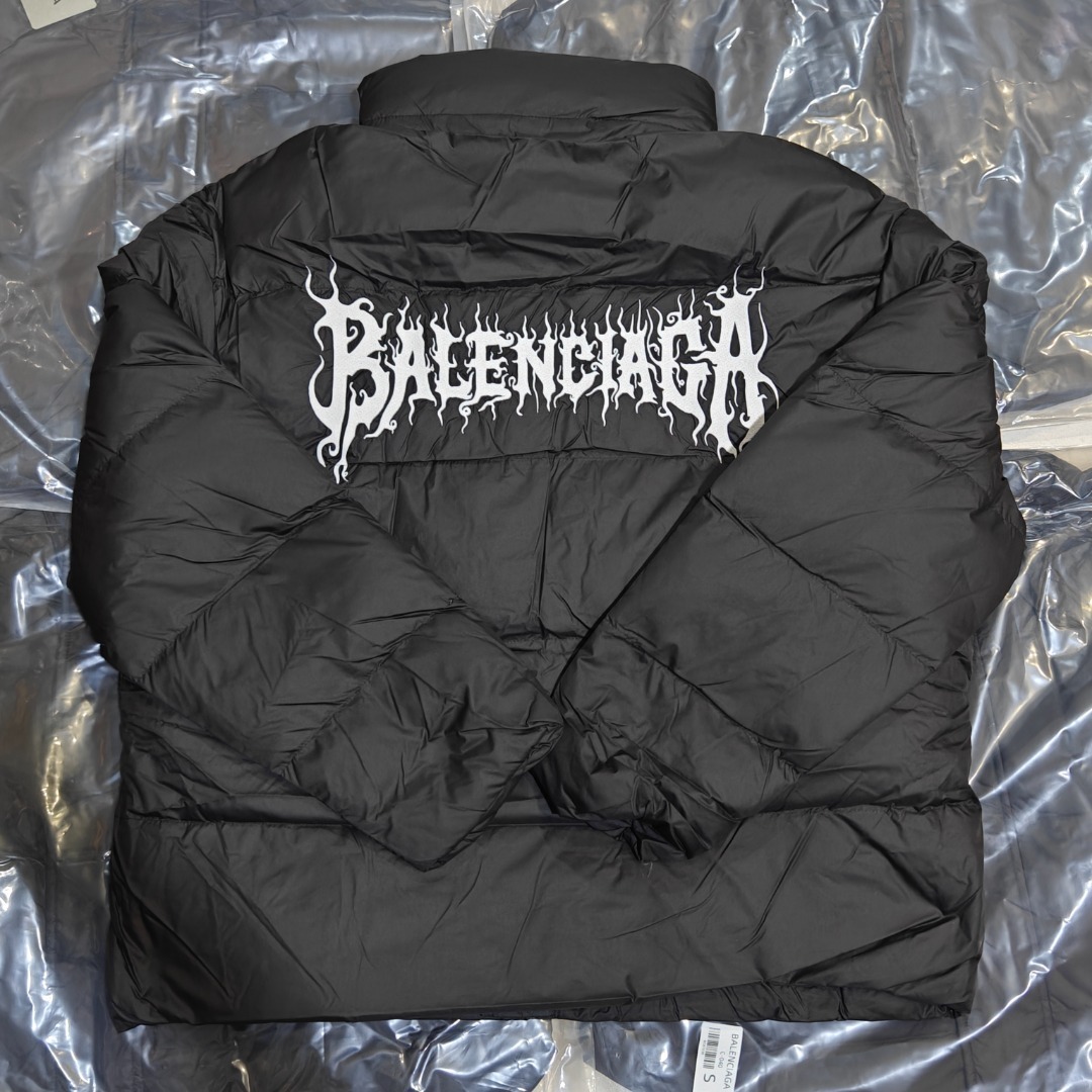 BLB937175 BLCG BACK FLAME CONTOUR ST COLLAR DOWN JACKET