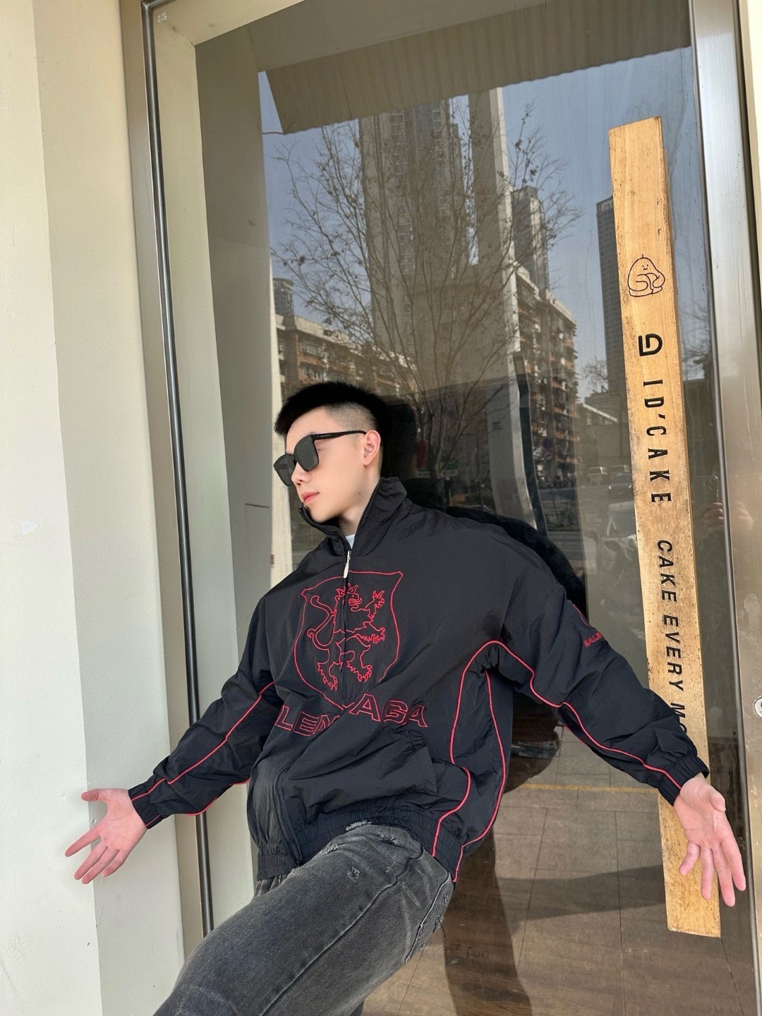 BLAV3988 BLCG PARIS LETTERLACED JACKET