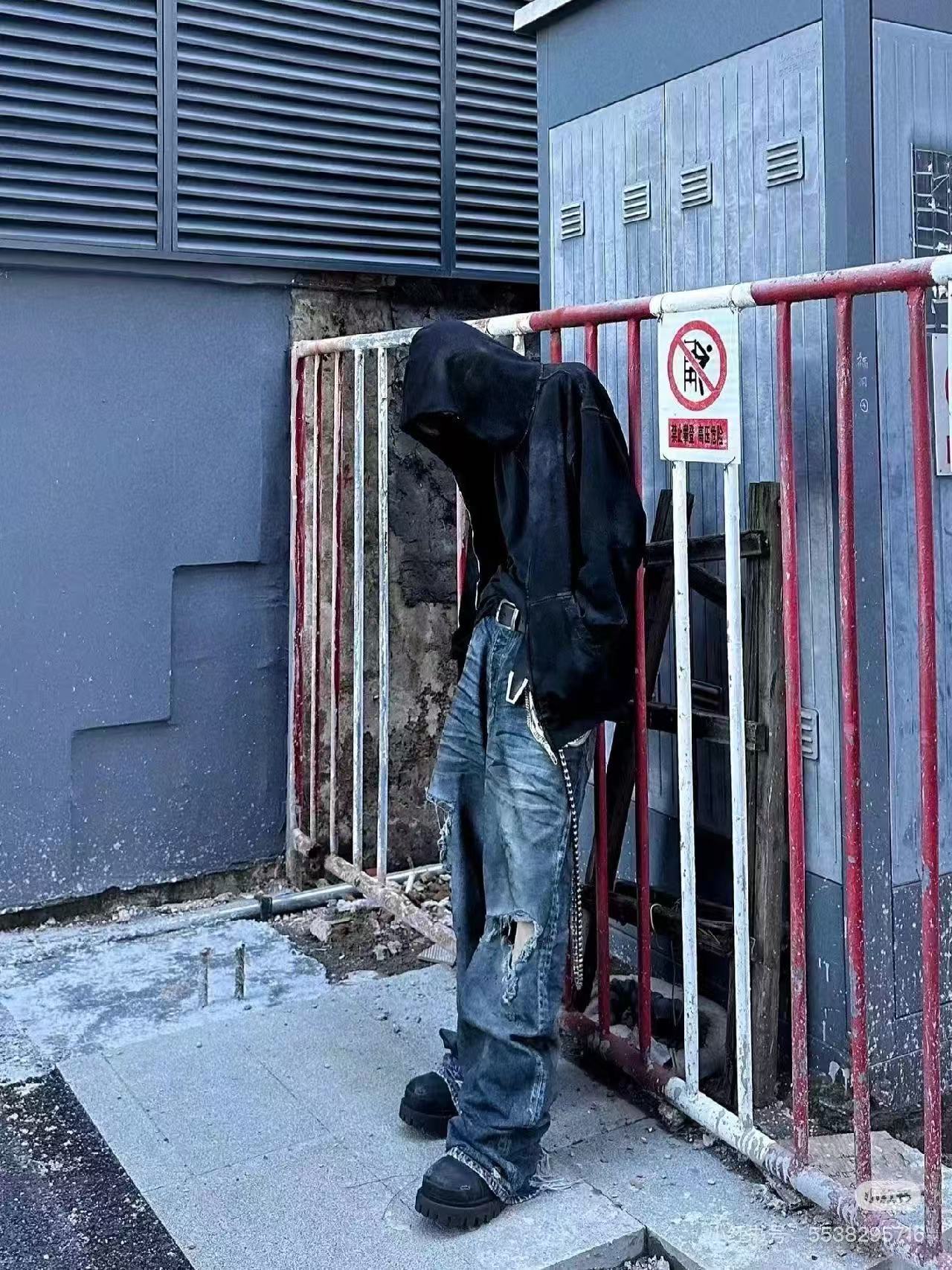 BLB31588 BLCG DESTRUCTION JEANSDRESS