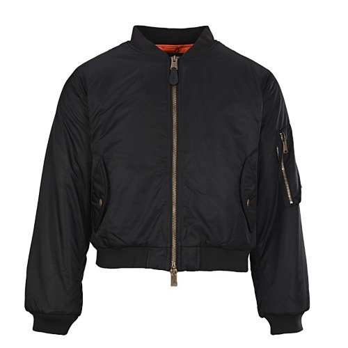 BL9P28135 BLCG SLEEVE ZIPPER SHORT VERSION BOMBER JACKET