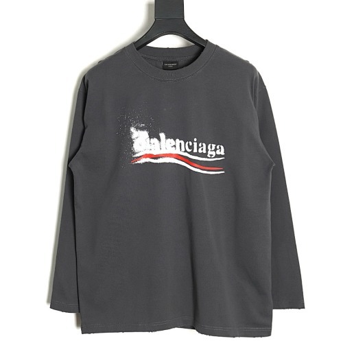 BL9Q2459 BLCG WORLD PARIS 24FW FUZZY COCA POWDER BLANK TSHIRT