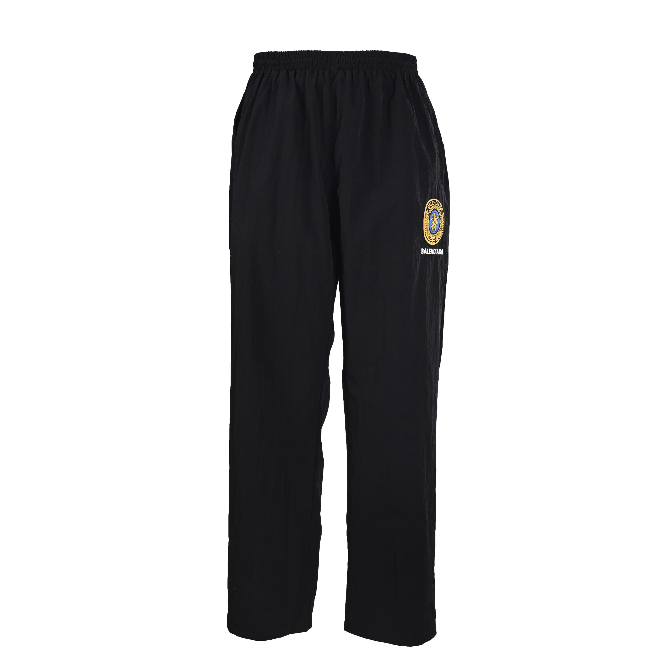 BLBI0285 BLCG 25FW YELLOW LABEL MANCHESTER UNITED STICKER LOGO SPORTS PANTS