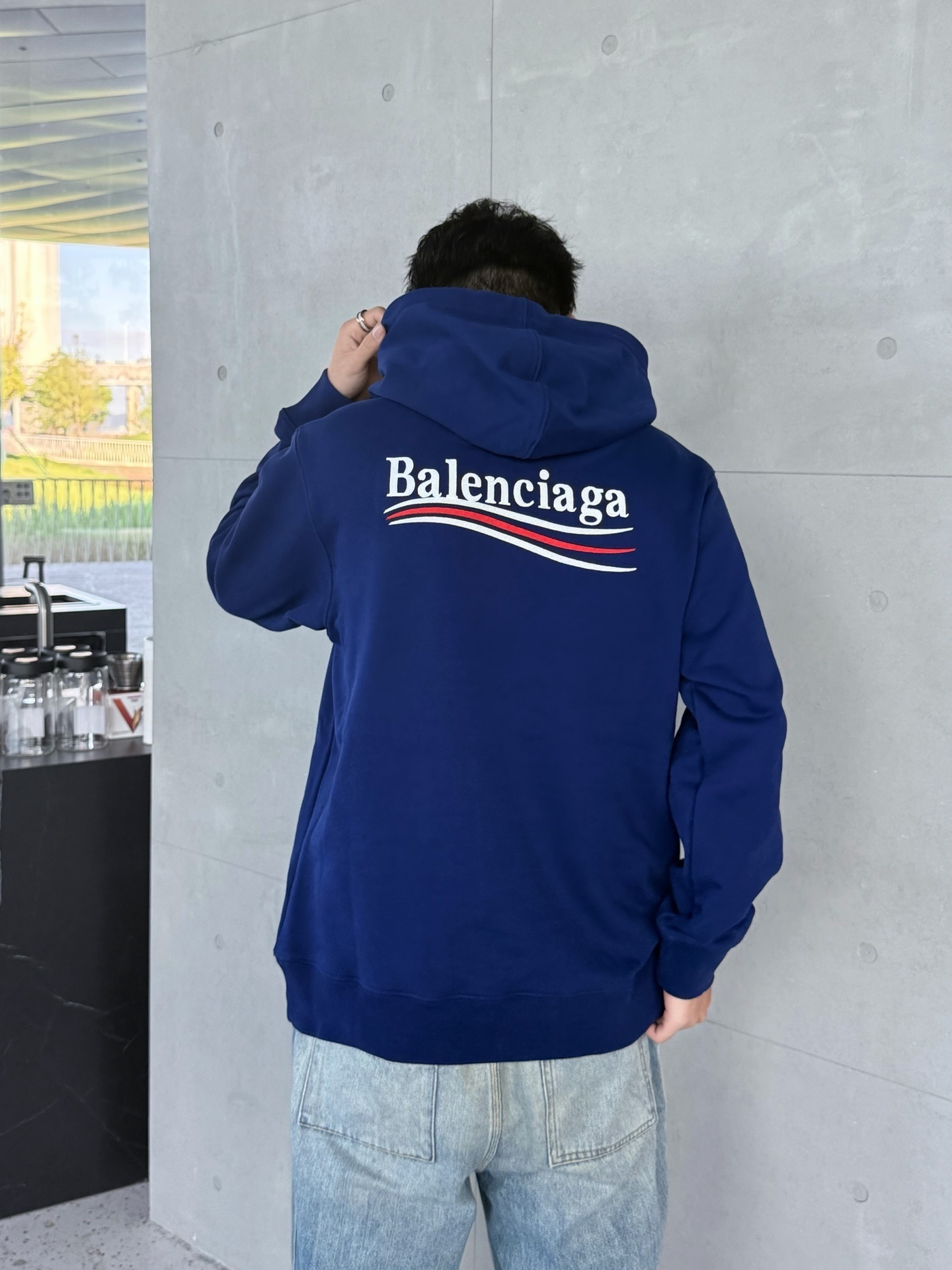 BLAR4585 BLCG PARISIAN CLASSIC COKE EMBROIDERY HOODIE