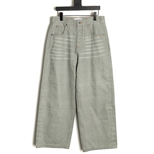 LE971399 LEW TANNIN CLOTH DENIM SUIT PANTS